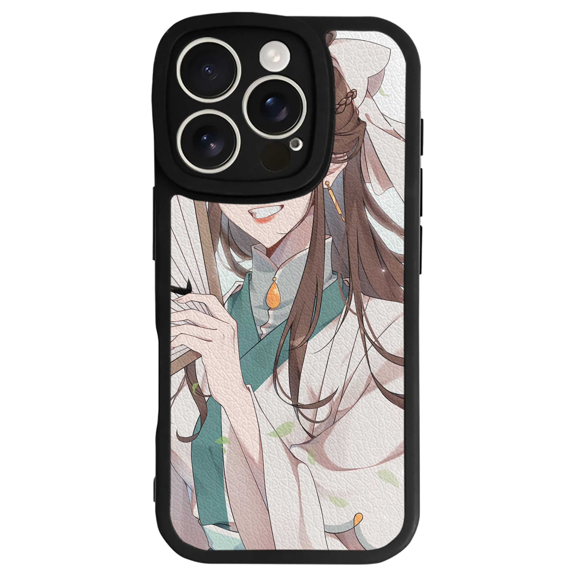 （画像用） 刀剣乱舞 Touken Ranbu 【iPhone 16シリーズ対応】シリコンスマホケース（レザー調） 材質：シリコン